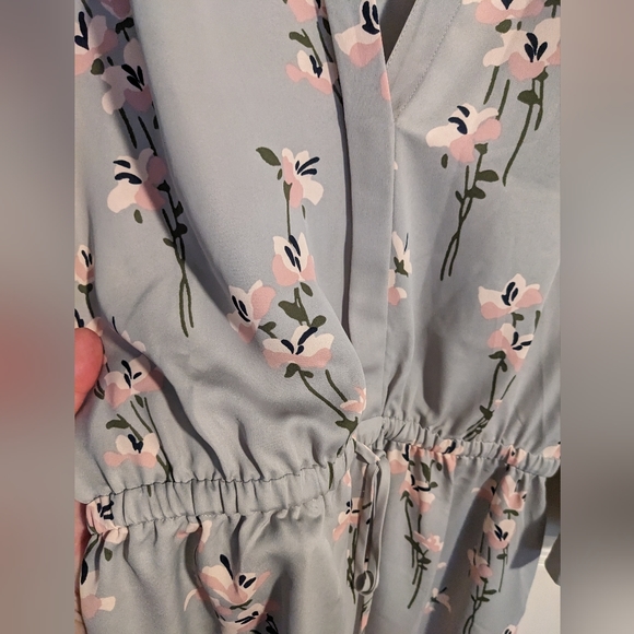 Grey Loft 3/4 sleeve dress. SzM. Worn once. Like new. - Picture 4 of 6